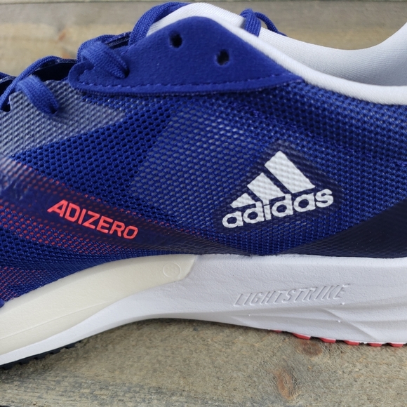 adidas Men's Adizero Adios 6 M Breathable Running Shoes Legacy Indigo - Picture 11 of 11